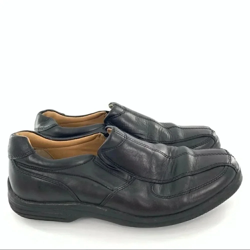 J&M Johnston & Murphy mens loafers size 9 dual width Xc4 system black leather Men main image 4